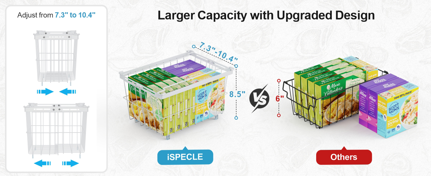 Freezer Organizer Bins