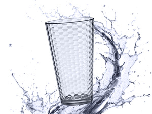 plastic drinking glasses