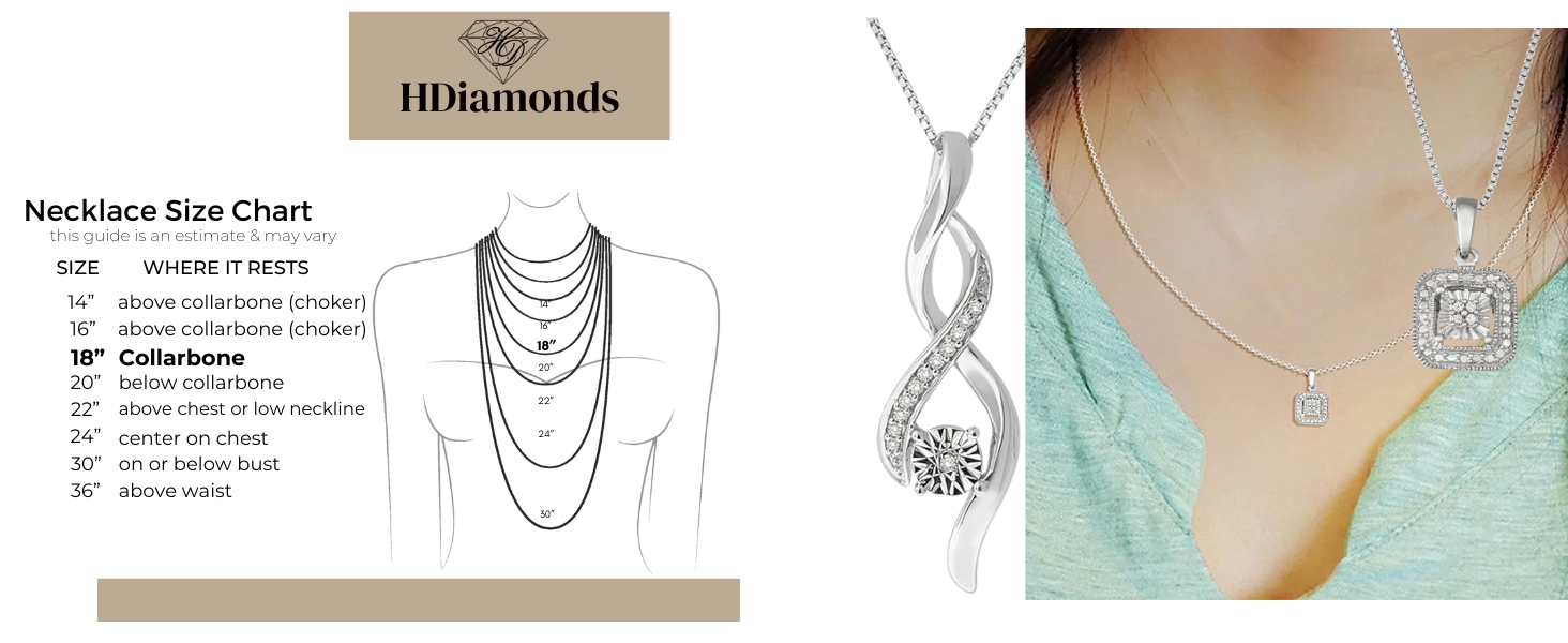 Pendant Size Guide