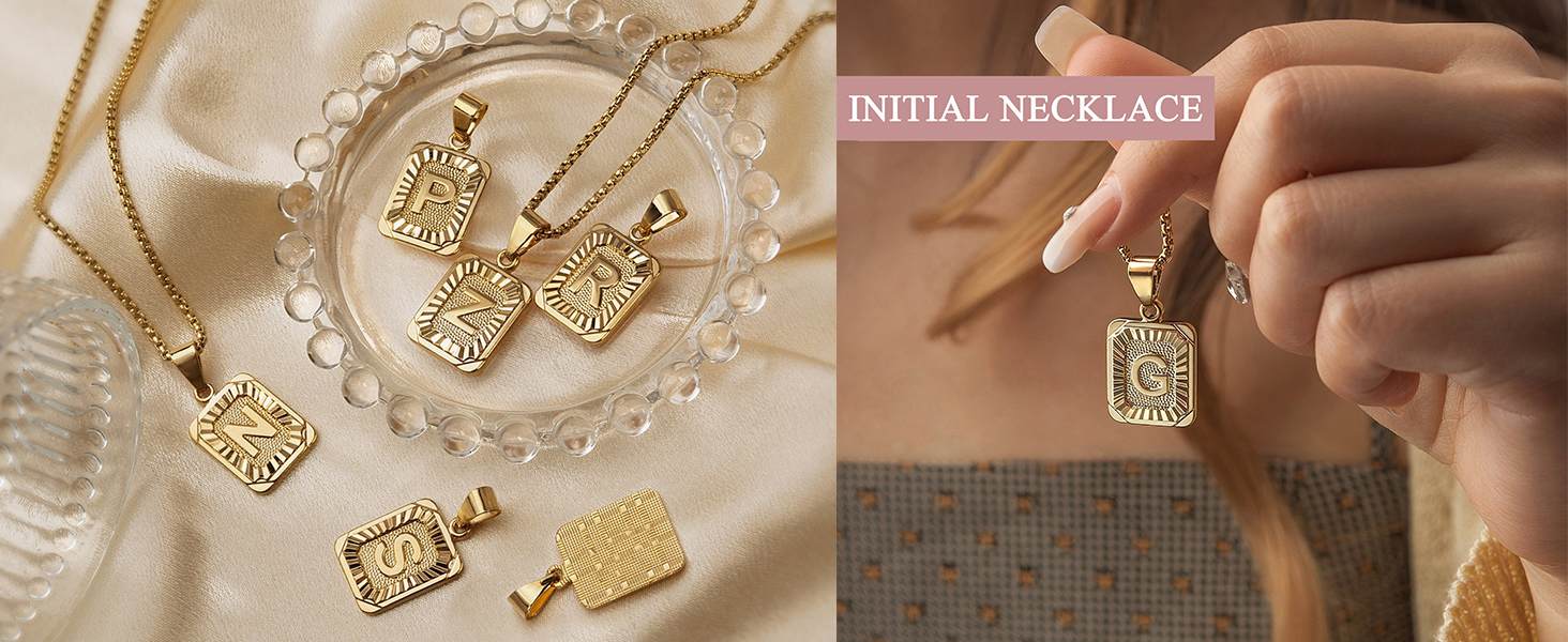 initial necklaces