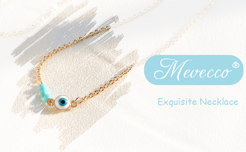 MEVECCO evil eye necklace