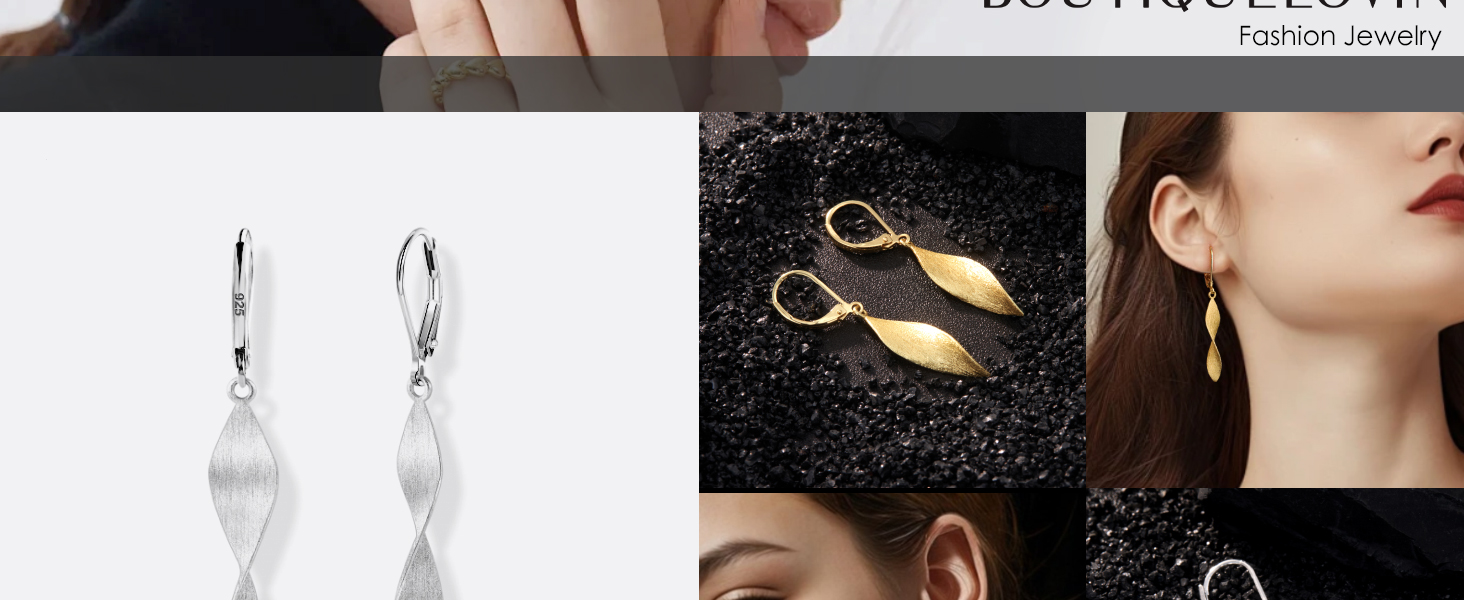 leaf earrings