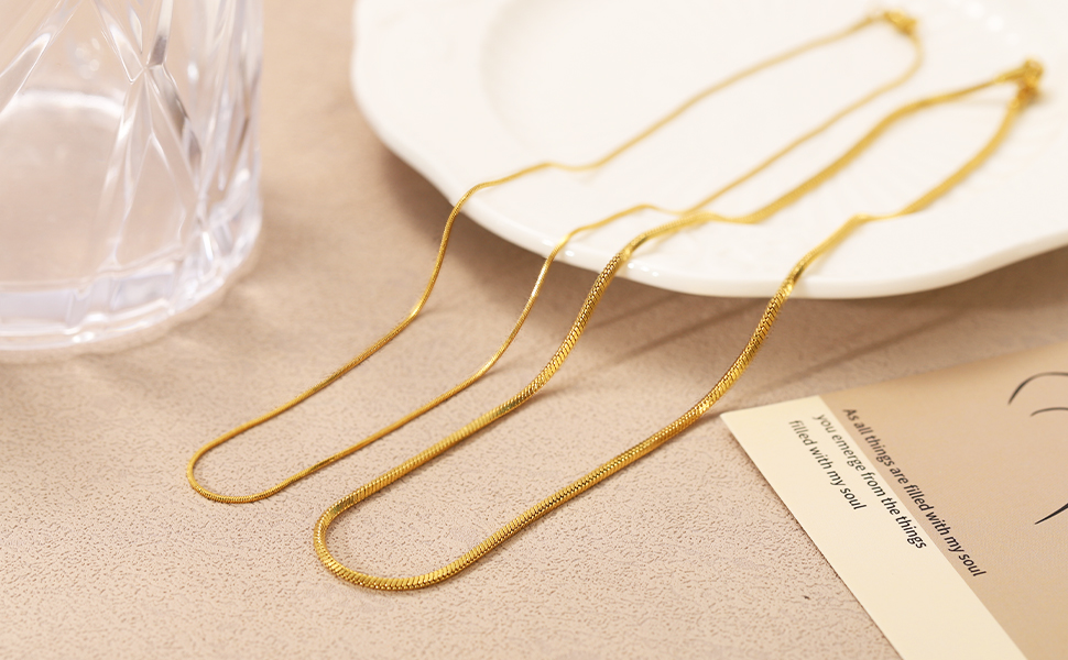 gold snake necklace