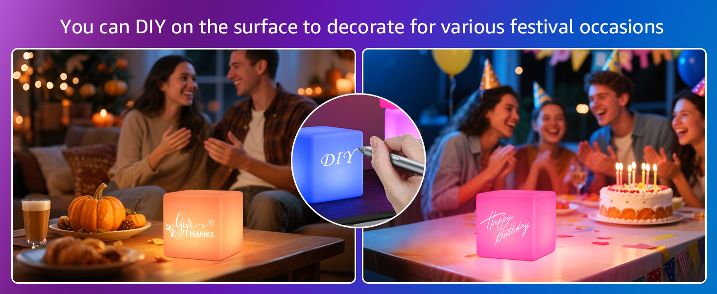 led cube lights